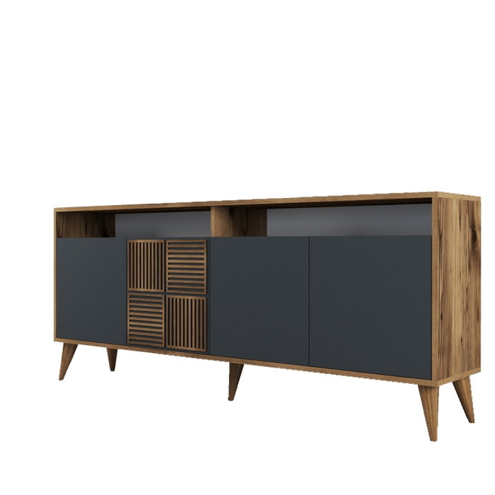 Hanah Home Milan 521 - Nogal y Antracita
